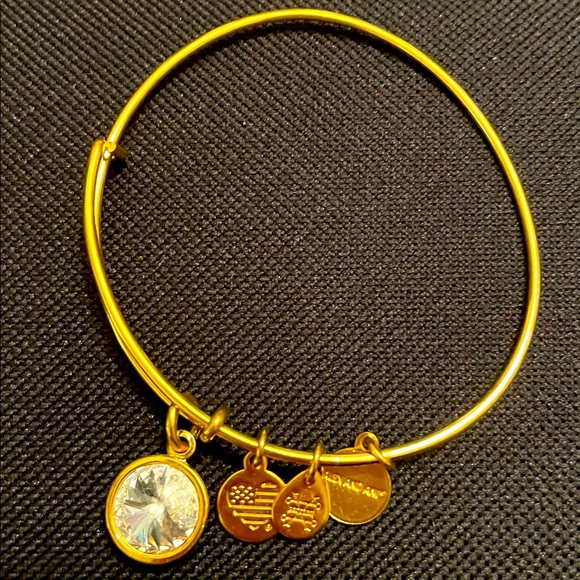 April birthstone Alex and Ani bracelet - Picture 1 of 1